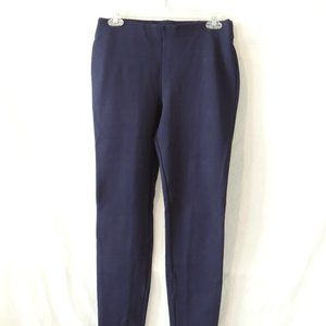 New Lilly Pulitzer Sz M Nira Legging Midnight Navy Blue Pull On